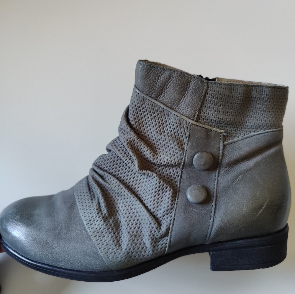 Miz Mooz Sallie Leather Ankle Boots